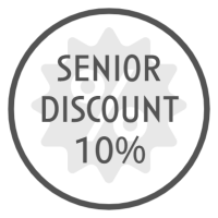 senior discount 10%